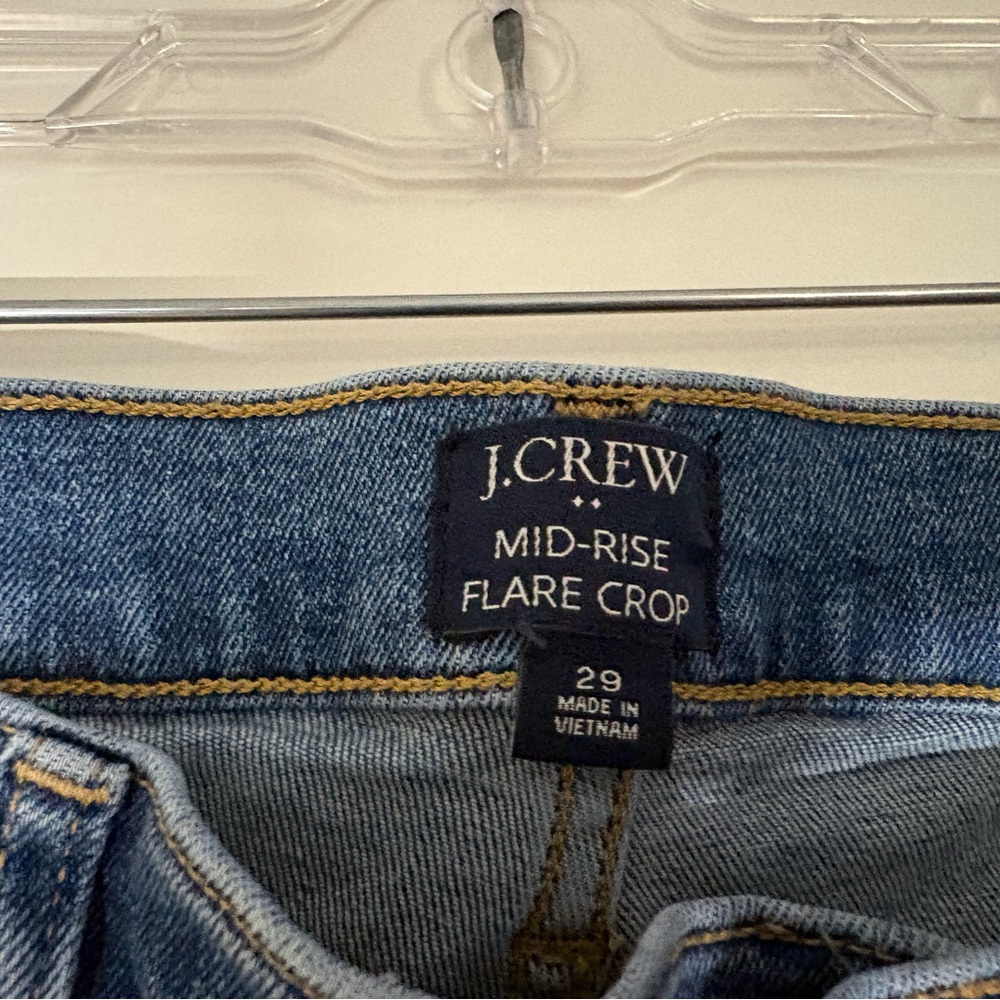 J. Crew Mid-Blue Straight-Leg Women's Jeans - Picture 3 of 3